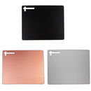 Mouse Pad Gaming Aluminium Mouse Pad with Non-slip Rubber Base Micro Sand Blasting Aluminium Surface for Fast and Accurate Gold