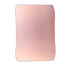 Durable Waterproof Aluminium Alloy Gaming Mouse Pad w/ Non-slip Rubber Base Rose Gold