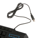 3 Colors Illuminated LED Backlight USB Wired Multimedia PC Gaming Keyboard