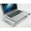 Aluminum Computer Desk Monitor Riser Stand Organizer For Notebook Laptop