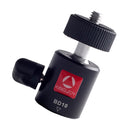 Swivel Angle Ball 1/4" Screw Tripod Hot Shoe Mount Adapter for Camera Video