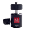 Swivel Angle Ball 1/4" Screw Tripod Hot Shoe Mount Adapter for Camera Video