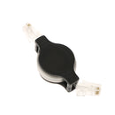 1.5m 5ft Retractable Cat 5 10 Gigabit RJ45 LAN Ethernet Network Cable Cord for Desktop