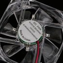 4 Colors LED 8cm 4Pin Sleeve Bearing Computer Cooling Fan PC Case CPU Cooler