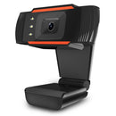 HD USB Night Vision Camera Web Cam With Microphone &3 LED Lights for Laptop