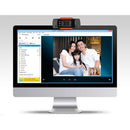 HD USB Night Vision Camera Web Cam With Microphone &3 LED Lights for Laptop