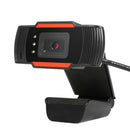 HD USB Night Vision Camera Web Cam With Microphone &3 LED Lights for Laptop