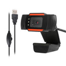 HD USB Night Vision Camera Web Cam With Microphone &3 LED Lights for Laptop