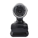 USB 12 Megapixel HD Camera Web Cam Clip-on with MIC for PC Laptop Silver