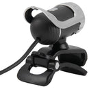 USB 12 Megapixel HD Camera Web Cam Clip-on with MIC for PC Laptop Silver