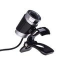 360Â° Rotation HD 12.0 MP USB Webcam Camera with Mic for PC Laptop Computer