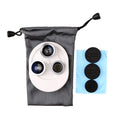 4in1 Macro+Wide Angle+Fisheye +CPL Lens Camera Photo lens for iPhone Sumsung Silver