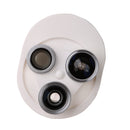 4in1 Macro+Wide Angle+Fisheye +CPL Lens Camera Photo lens for iPhone Sumsung Silver