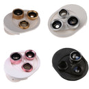 4 in 1 Macro+Wide Angle+Fisheye +CPL Lens Camera Photo lens for iPhone Sumsung Gold