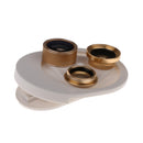 4 in 1 Macro+Wide Angle+Fisheye +CPL Lens Camera Photo lens for iPhone Sumsung Gold