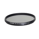 ZOMEI Utra Slim ABS ND2 To ND400 Adjustable Neutral Density Fader Filter 77mm