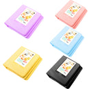 64 Pockets 3 Inch Photo Case Storage Album for Mini Fujifilm Mini Polaroid Black