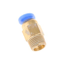 Tube 1.75/3mm Thread Straight Through Pneumatic Pipe Fitting Tube Connector 1.75mm