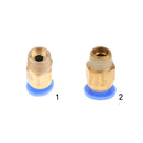Tube 1.75/3mm Thread Straight Through Pneumatic Pipe Fitting Tube Connector 1.75mm