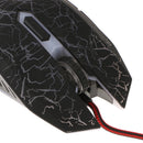Wired Gaming Mouse 2400 DPI Adjustable Computer Optical LED Mice for Gamer Black