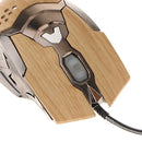 LED Backlight 2000DPI Optical 6D Wired Gaming Mouse Mice for Laptop Brown
