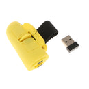 2.4GHz USB Wireless Finger Rings Optical Mouse 1200DPI for PC Laptop Desktop Yellow