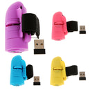 2.4GHz USB Wireless Finger Rings Optical Mouse 1200DPI for PC Laptop Desktop Yellow