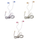 3.5mm In-Ear Stereo Wired Earphones Earbuds Headphones for Cellphone MP3/MP4 Gold