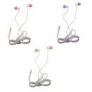 3.5mm In-Ear Stereo Wired Earphones Earbuds Headphones for Cellphone MP3/MP4 Gold
