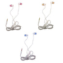 3.5mm In-Ear Stereo Wired Earphones Earbuds Headphones for Cellphone MP3/MP4 Gold