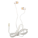3.5mm In-Ear Stereo Wired Earphones Earbuds Headphones for Cellphone MP3/MP4 Gold