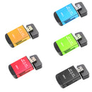 4in1 USB Card Reader Memory Disk SD/SDHC/DV/T-Flash/Micro SD for Computer Red