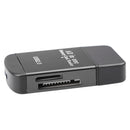 4in1 USB2.0 Smart Card Reader Flash Multi Cards SD/TF/SDHC Memory Adapter Black