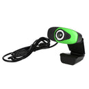 Web Cam Camera USB 2.0 12.0MP PC HD Web cam with Mic for Skype Laptop A871 Green