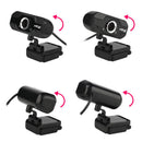 USB 2.0 HD Camera Webcam 720P 360 Degree with Mic for Desktop Netmeeting MSN