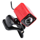 360 Degrees Rotatable 12MP USB Webcam Clip-on Web Camera w/ Mic for Computer Red