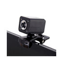 12MP USB Webcam Clip-on Web Chat Camera w/ Microphone for Computer Laptop PC Black