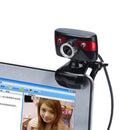 12MP HD USB Webcam Night Vision Chat Video Camera for PC Laptop Computer
