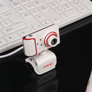 HD 16M Webcam Rotatable with Mic 3 LED Clip on For Desktop Network Skype