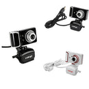 HD 16M Webcam Rotatable with Mic 3 LED Clip on For Desktop Network Skype