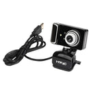 Webcam Web Cam with Mic&Night Vision Clip-on 360 Degree for Skype Computer