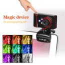 Webcam Web Cam with Mic&Night Vision Clip-on 360 Degree for Skype Computer