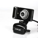 Webcam Web Cam with Mic&Night Vision Clip-on 360 Degree for Skype Computer