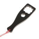 Plasti Spanner Thumbscrews Knop Wrench with Sling for GoPro Camera Black