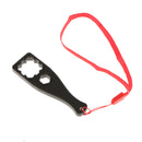 Plasti Spanner Thumbscrews Knop Wrench with Sling for GoPro Camera Black