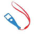 Tighten Loosen Key Spanner Button Tool for GoPro w/ lanyard Aluminum Alloy Blue