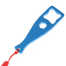Tighten Loosen Key Spanner Button Tool for GoPro w/ lanyard Aluminum Alloy Blue