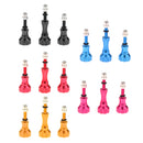 3Piece Long &Short Alumunium Thumbscrew Kit Set for Gopro 4S/4/3+/3/2 Black