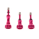3Piece Long &Short Alumunium Thumbscrew Kit Set for Gopro 4S/4/3+/3/2 Rose