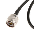 90mm / 0.29inch RF Pigtail Cable SMA Male to BNC Male Adapter Connector